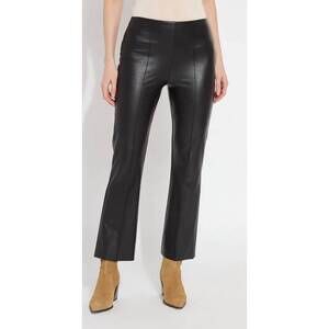 NEW LYSSE elysse faux leather ankle bootcut pants in black